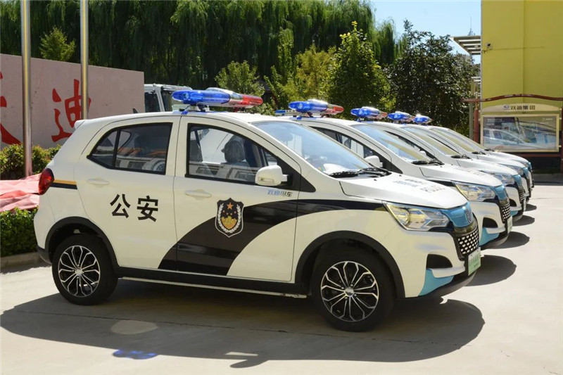 喜迎二十大 忠誠保平安丨躍迪純電動警用巡邏車發往江西